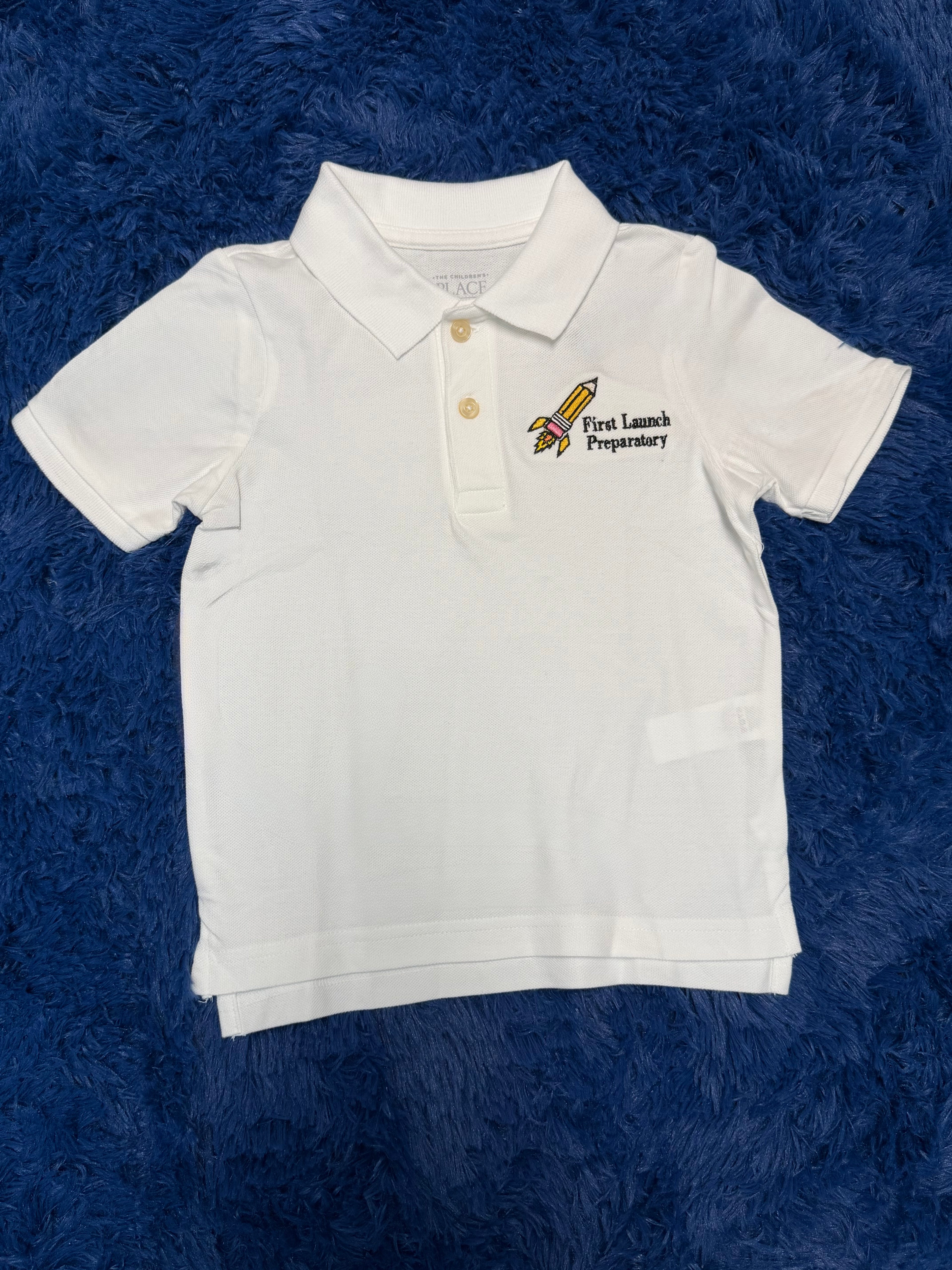White FLP Polo